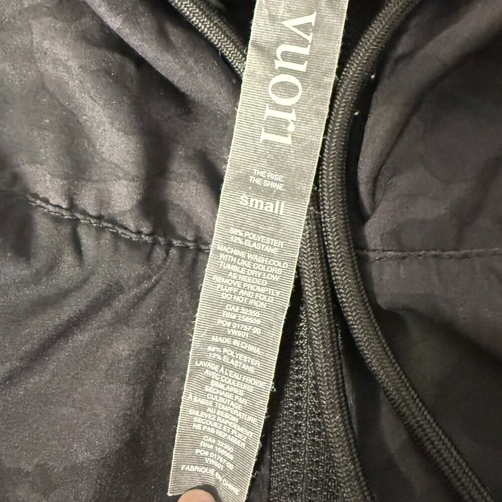 Vuori Full Zip Hooded Black Camo Jacket Size Small - Picture 2 of 14
